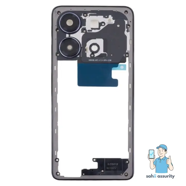 Middle Frame Ring Only for Infinix Note 30 Black thumbnail